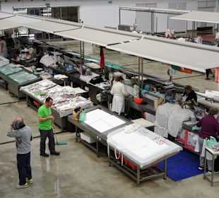 Fisch-Abteilung der Markthalle