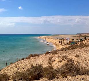 Aussicht auf Strand Jandia