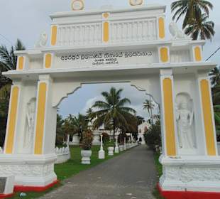 Tempelanlage in Balapitiya