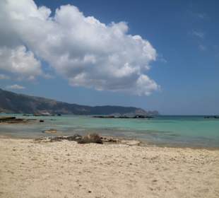 Einsame Bucht weiter weg vom Parkplatz