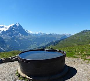 Ankunft auf der großen Scheidegg