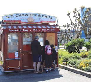 Imbiss am Fisherman's Wharf