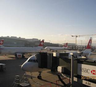 Parkposition Flugzeuge