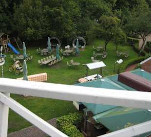 Aussicht von der Mühle zum Gasthof