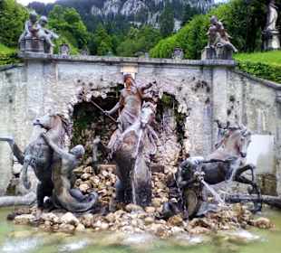 Schlosspark Linderhof in Ettal