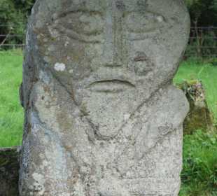 Caldragh Cemetery Stone Figures