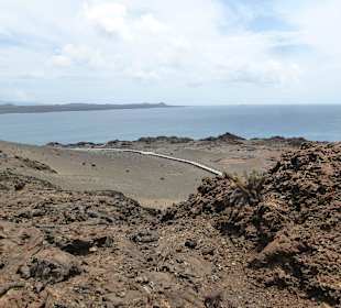 Weg zum Aussichtspunkt auf Bartolome