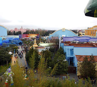 Blick auf den Moviepark