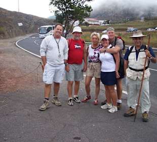 Wandergruppe zum Agua del Teide