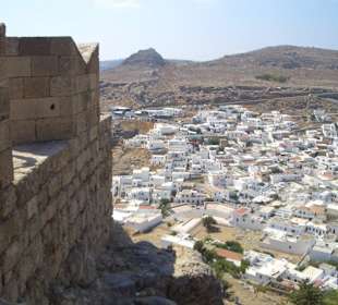 Lindos von der Burg eine Reise wert
