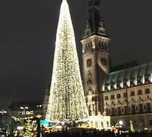 Historischer Weihnachtsmarkt Rathausmarkt Hamburg