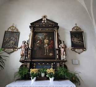 Seitenaltar Maryrium des Hl. Sebastian