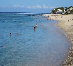 Eindrücke vom Strand in Saint-Pierre