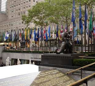 Restaurantbereich beim Rockefeller Center