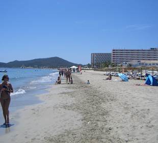 Blick auf Platja en Bossa