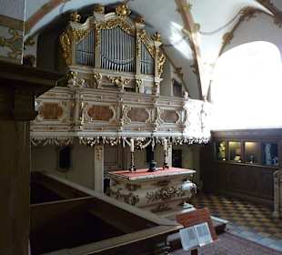 Silbermannorgel in Schloßkapelle