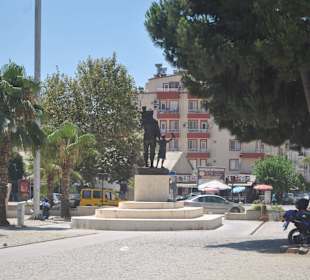 Stadtbild Demre mit hl. Nikolaus