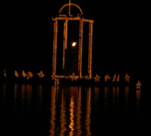 Laterne im Wolfgangsee