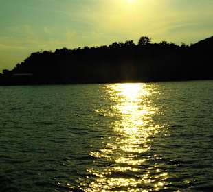 Abendstimmung auf der Rückfahrt
