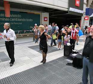 Straßenkünstler auf der Calla Florida