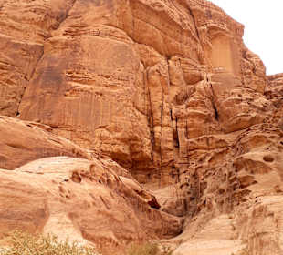Wüstenlandschaft Wadi Rum