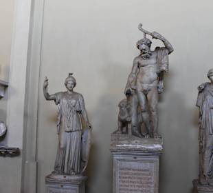 Pictures of statue in Vatican Museum, Rome, Italy 