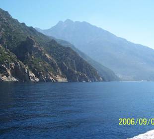blick auf dem mount athos