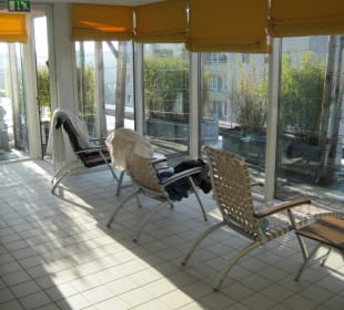 Relaxen nach dem Saunagang