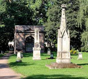 Gang über den Bartholomäusfriedhof