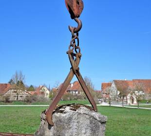 Derrick-Kran im Fränkischen Freilandmuseum
