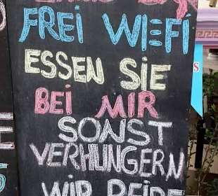 Das ist Pussy..Wachhund der Dennis Bar 