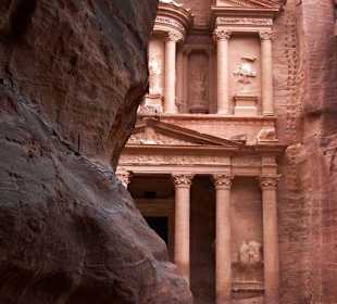 Erster Blick auf das Schatzhaus