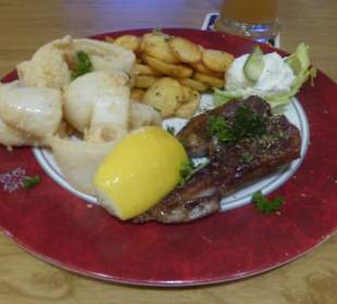 Zum Abendessen im Rest. METAXA in Grafenrheinfeld