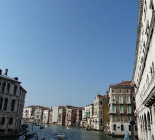 Canale Grande von der Rialto Brücke aus