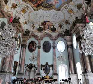 Im Marmorsaal von Schloss Weissenstein