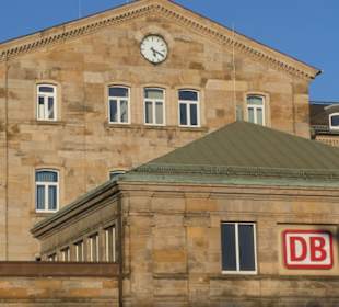 Das Bahnhofsgebäude von Bamberg