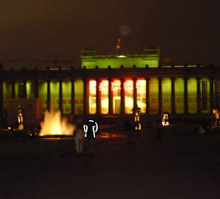 Muzeum egipskie na festiwalu świateł