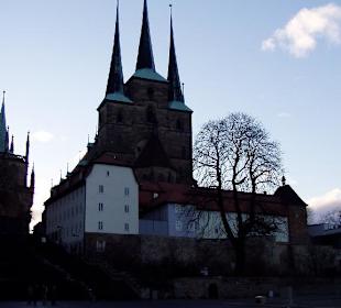 Erfurter Dom im Winter