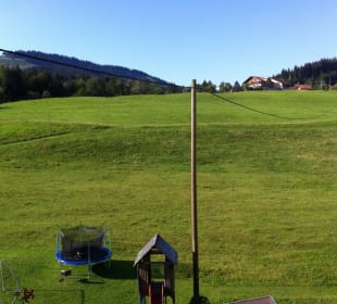 Ausblick vom Balkon
