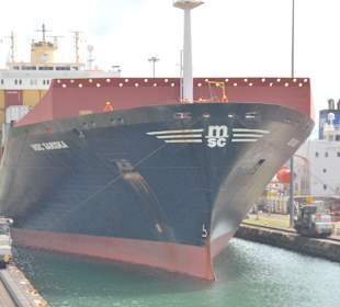 Schleuse in Miraflores