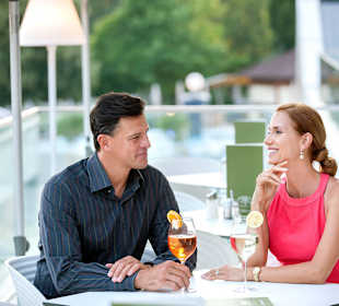 Gemütliche Abendstunden im Quellblick