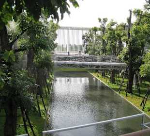 Übergang zwischen den Häusern