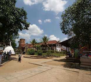 W parku przed Swiątynią