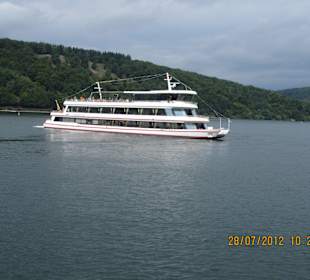 Eine Schifsfahrt auf dem Edersee ist immer ein Erlebnis