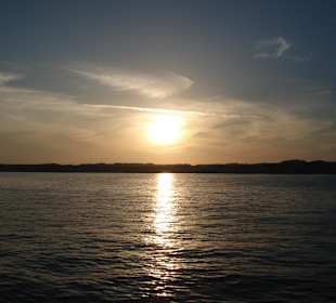 Sonnenuntergang auf dem Meer