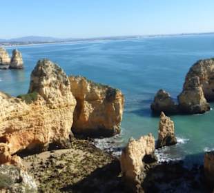Fantastische Felsformationen bei Ponta da Piedade