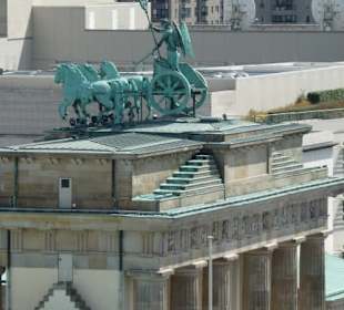 Blick vom Dach des Reichstagsgebäudes