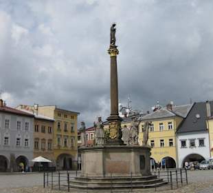 Der Brunnen auf dem Marktplatz