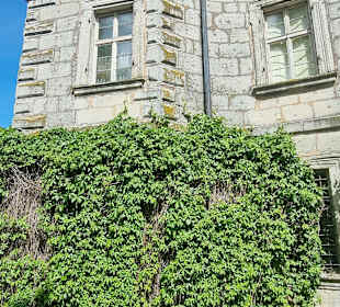 Die Eckbauten vom Schloss