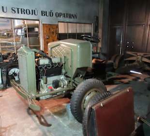 In den Hallen des Militärmuseums Lesany